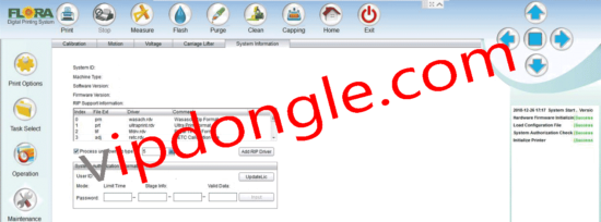 Flora Digital Printer System