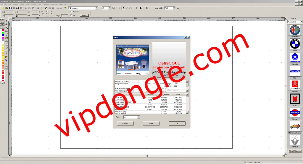 OptiScout Software HASP HL Dongle Vip Dongle Team
